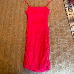 pink sparkly homecoming dress. open back. worn twice